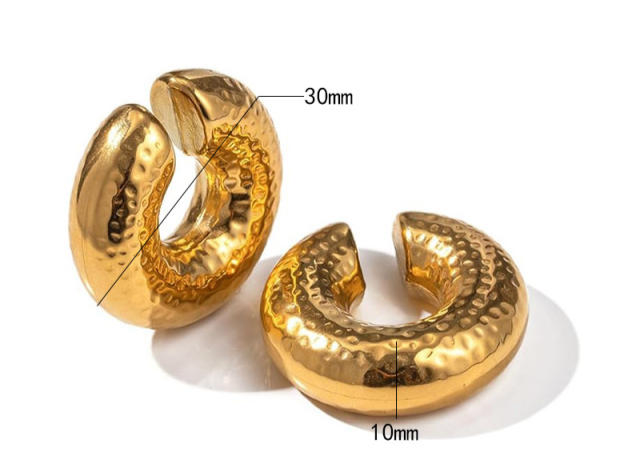 Stainless Steal Gold Ear Cuff