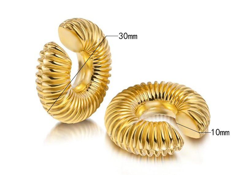 Stainless Steal gold and silver Ear Cuff