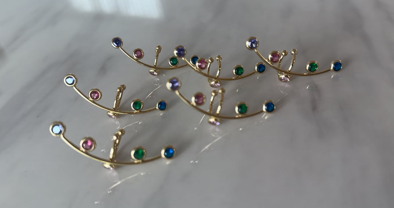 Rainbow Ear Cuff