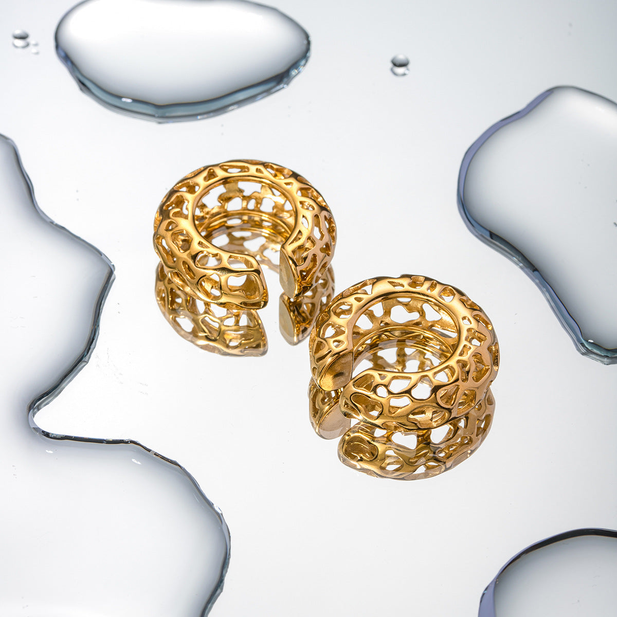 Fancy Stainless Steel ear cuff