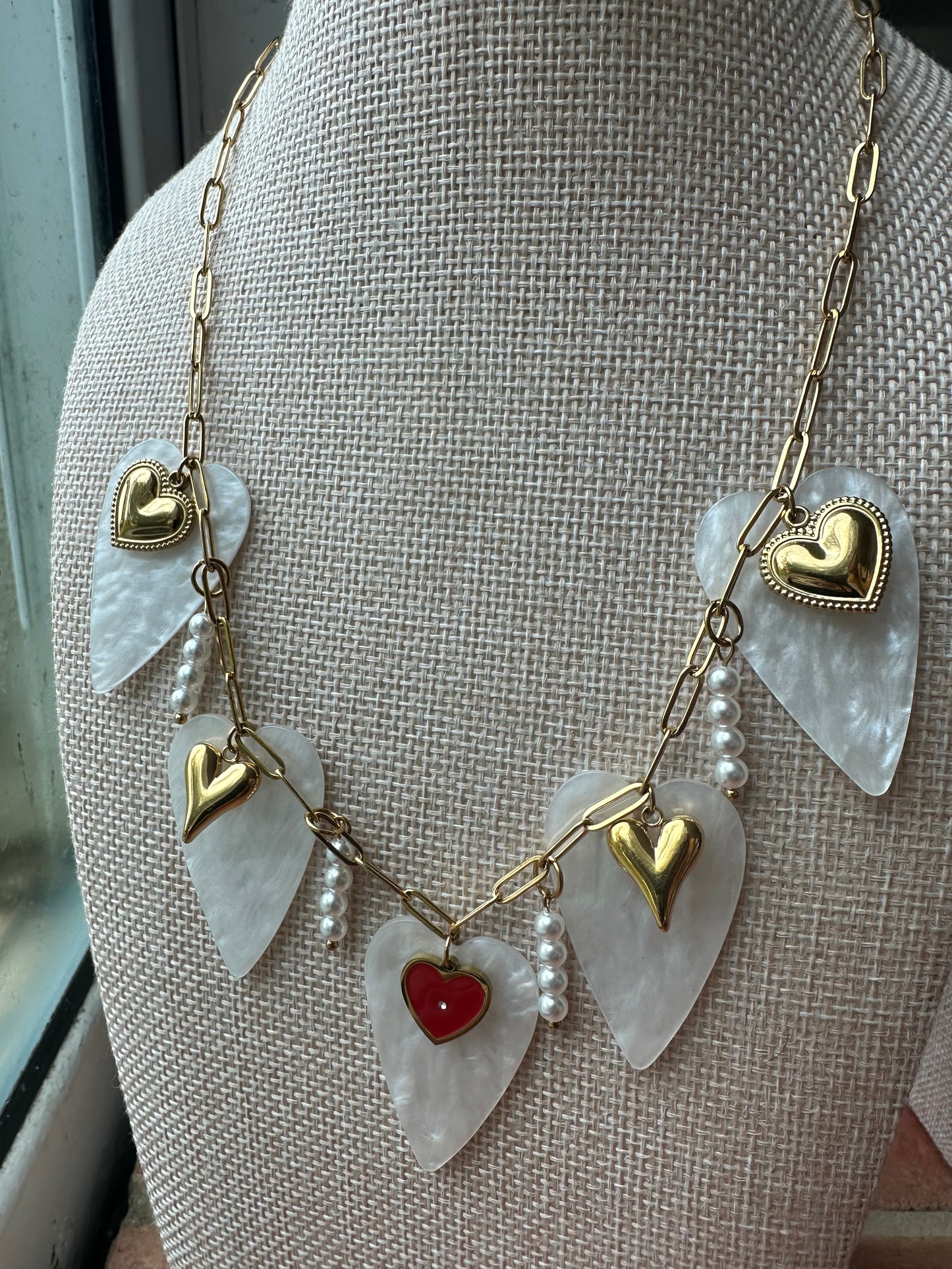Snail Heart Necklace