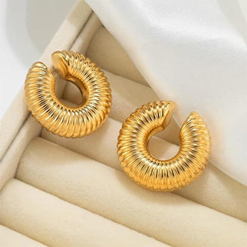 Stainless Steal gold and silver Ear Cuff