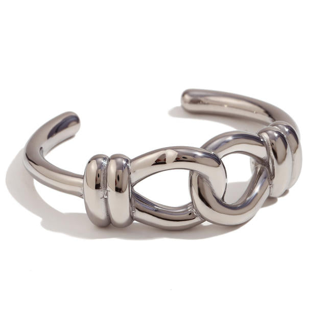 Gold Knot Bangle