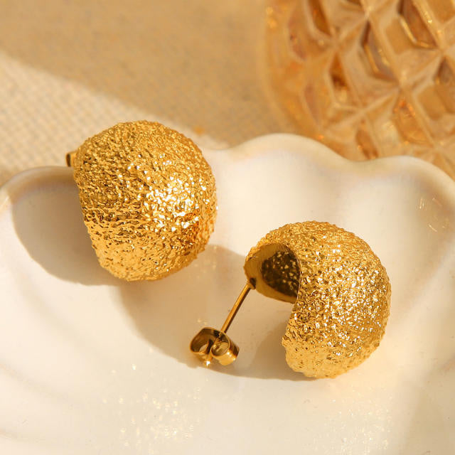 Frosted earrings