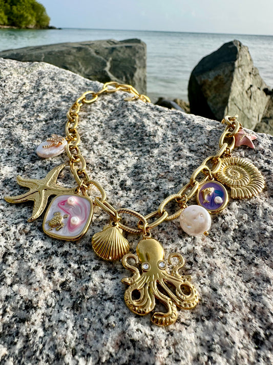 Golden Sea Necklace