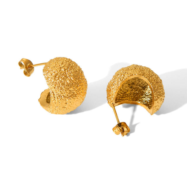 Frosted earrings