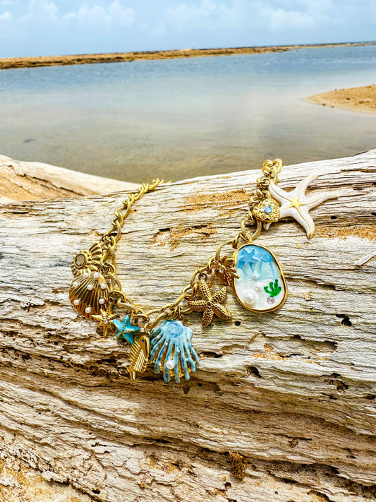 Ocean Vibe Charm Necklace