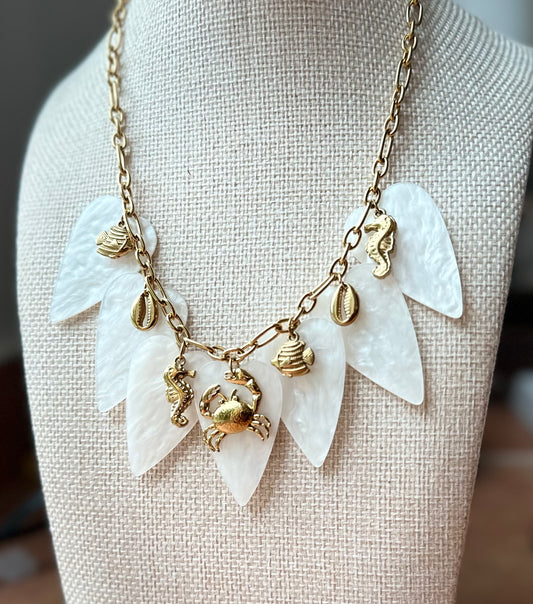 Snail Heart Necklace