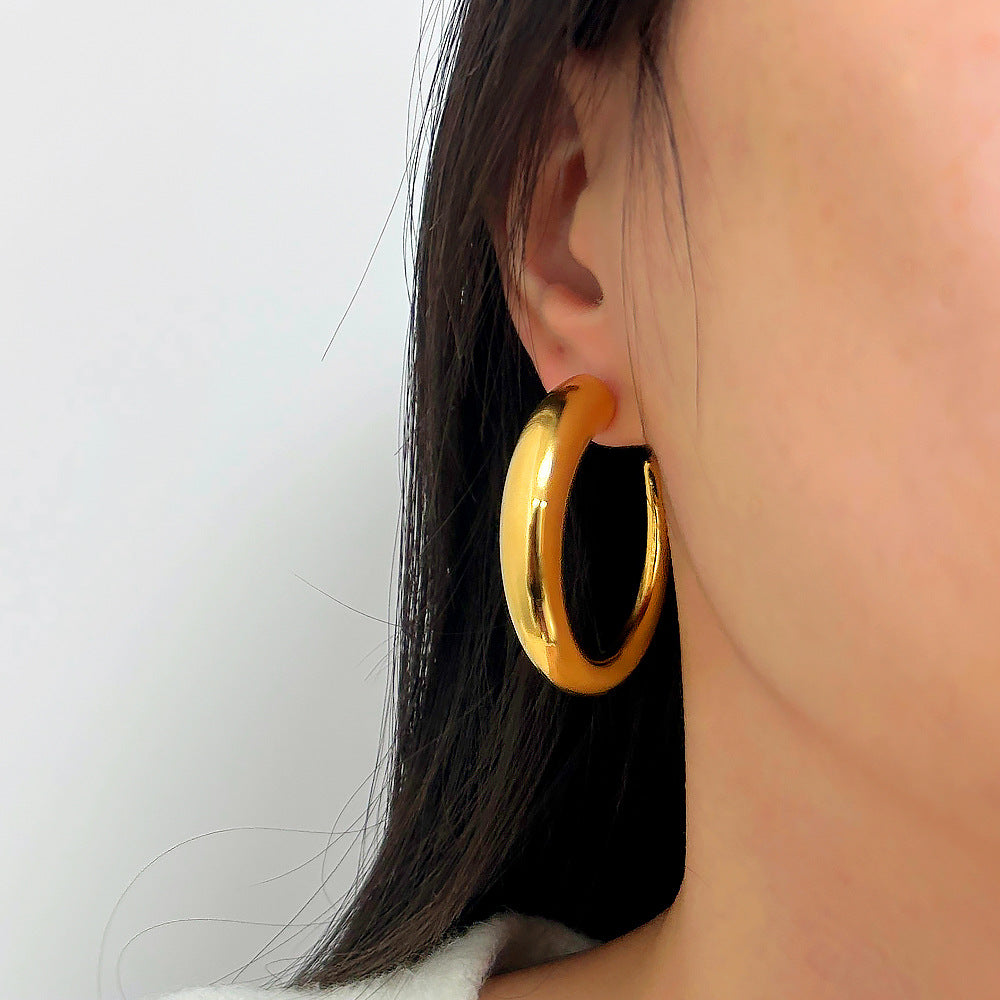 Chunky Hoop earrings