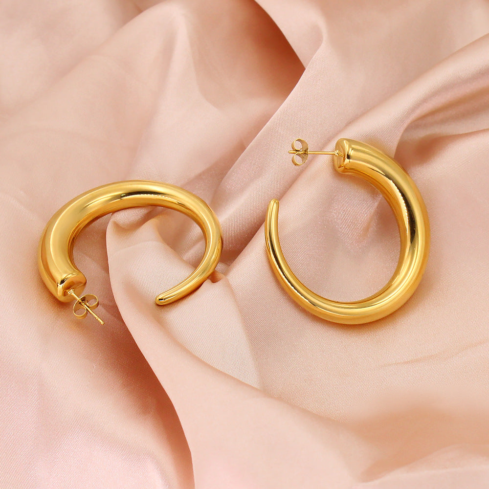 Chunky Hoop earrings
