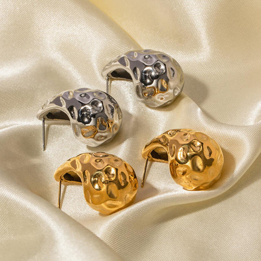 Chunky Drop stainless steal earrings
