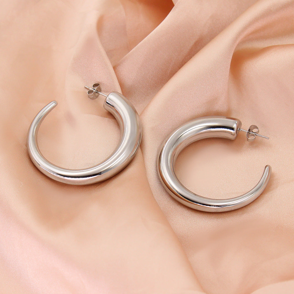 Chunky Hoop earrings