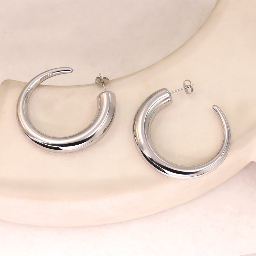 Chunky Hoop earrings