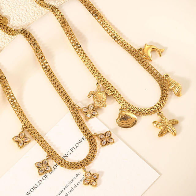 Ocean Charm Necklace