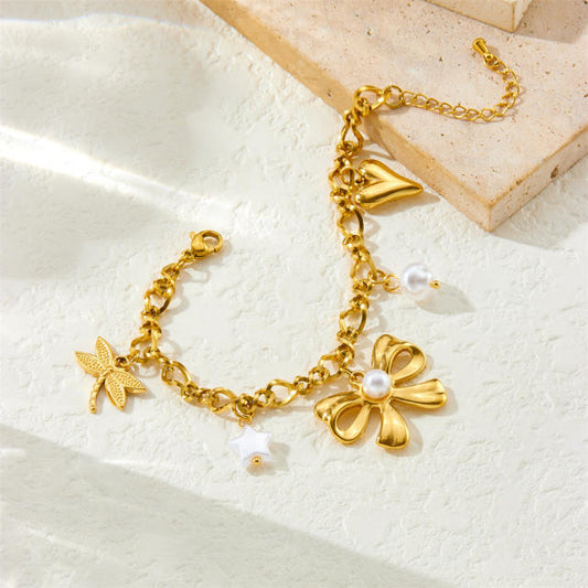 Bow Charm Bracelet
