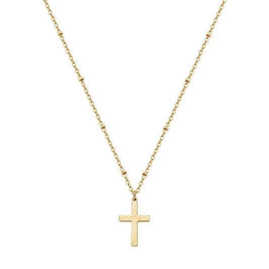 Gold Cross Stainless Steal Pendant