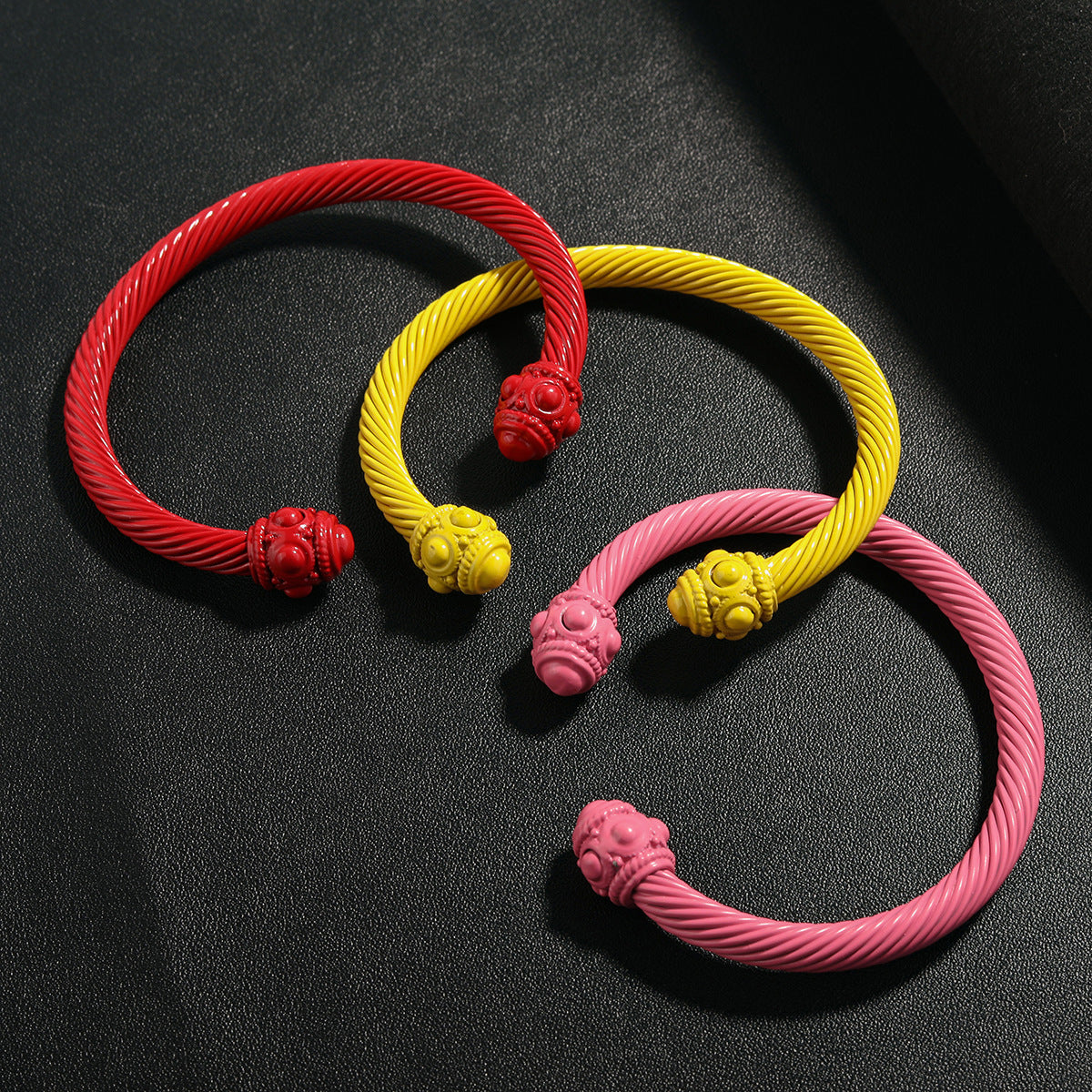 Summer Color Stainless Steal Bangles