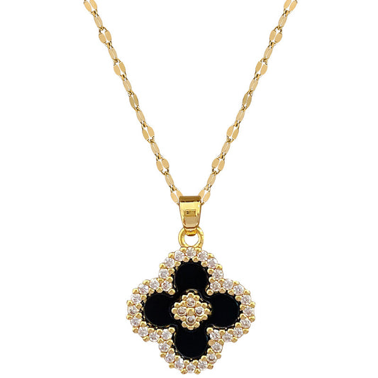 Black Clover pendant necklace